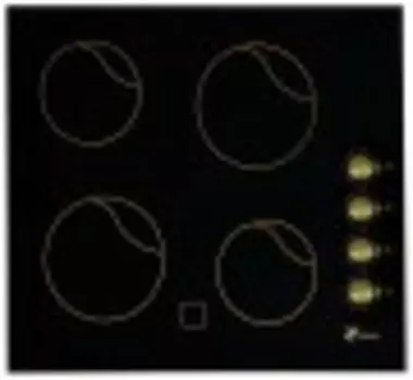 Электрическая варочная панель Лысьва ПЭВ 40С черный/бронза