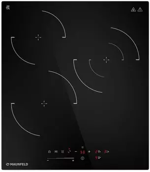 Электрическая варочная панель Maunfeld CVCE453SDBK