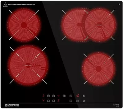 Электрическая варочная панель Meferi MEH604BK ULTRA