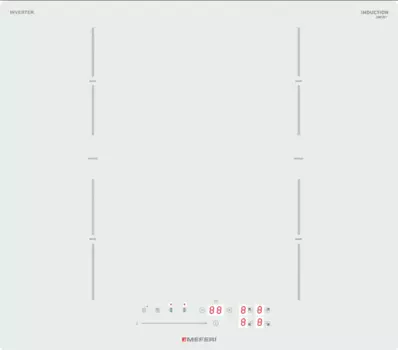 Электрическая варочная панель Meferi MIH604WH COMFORT