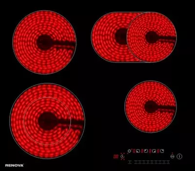 Электрическая варочная панель RENOVA TC-472L2BS1