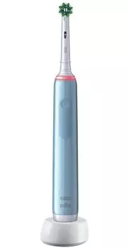 Электрическая зубная щётка Braun Oral-B Pro 3/D505.513.3 CrossAction голубая