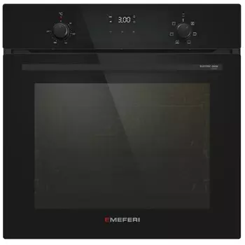Электрический духовой шкаф Meferi MEO607BK MICROWAVE