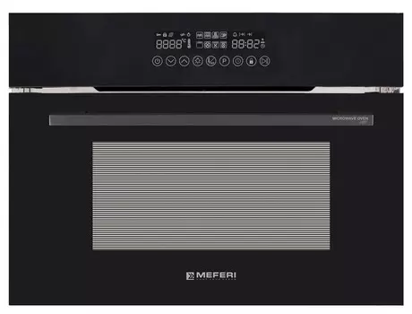 Электрический духовой шкаф Meferi MEO608BK MICROWAVE