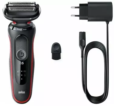 Электробритва Braun 51-R1000S Black/Red