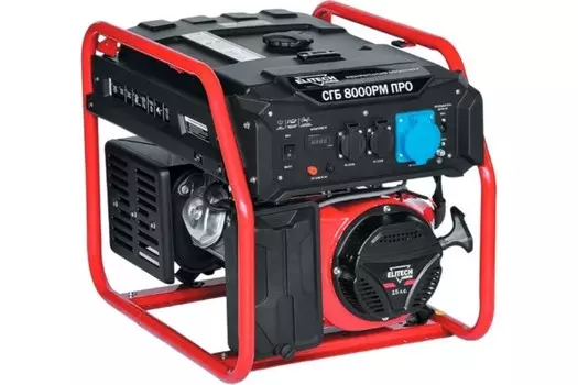 Электрогенератор Elitech СГБ 8000РМ ПРО (E0101.012.00/199646)