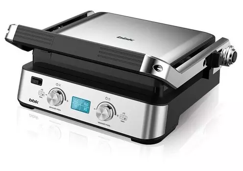 Электрогриль BBK BEG2004 черный/металлик