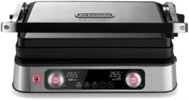 Электрогриль Delonghi CGH1112D серебристый/черный