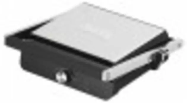 Электрогриль DOMFY DSM-EG301, черный и серебристый