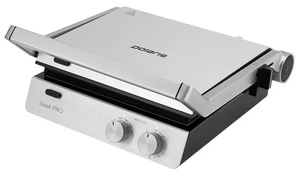 Электрогриль Polaris PGP2803 серебряный