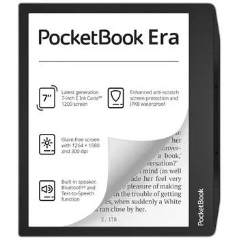 Электронная книга PocketBook 700 ERA 16Gb Stardust Silver (серебристый) (PB700-U-16-WW)