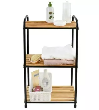 Этажерка Violet 230317 чёрная