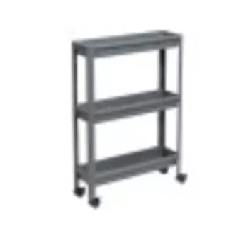 Этажерка Violet VIKEA 3-х ярус. серый (782318)