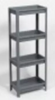 Этажерка Violet VIKEA 4-х ярус. серый (781418)