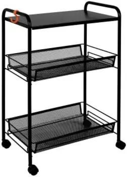 Этажерка ЗМИ Ладья 33КС черный (Э 356)