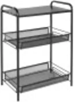 Этажерка ЗМИ Ладья 33С Графит (Э 557 ГР)