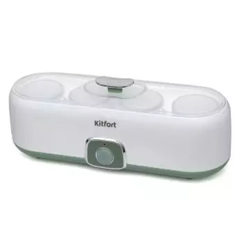 Йогуртница Kitfort KT-2006 белый/зеленый
