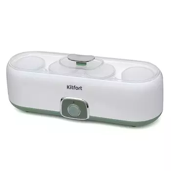 Йогуртница Kitfort KT-2006 белый/зеленый
