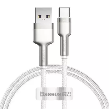 Кабель Baseus USB to Type-C 66W 2m White (CAKF000202)