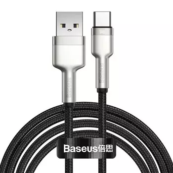 Кабель Baseus USB to Type-C 66W 2m Black (CAKF000201)