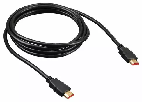 Кабель Buro HDMI 1.4 HDMI (m)-HDMI (m) v1.4 2м GOLD черный