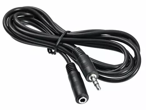Кабель Buro Jack 3.5 (m)-Jack 3.5 (f) 2м черный (baac003-2)