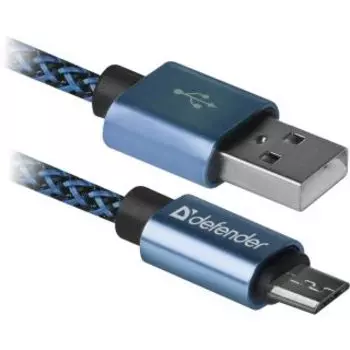 Кабель Defender USB08-03T 1M BLUE (87805)