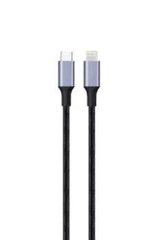 Кабель EXPLOYD EX-K-1238 TYPE-C-PD 8 Pin 1М чёрный