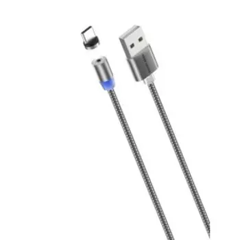 Кабель More choice K61Sa 1м Dark Grey Smart USB 3.0A для Type-C