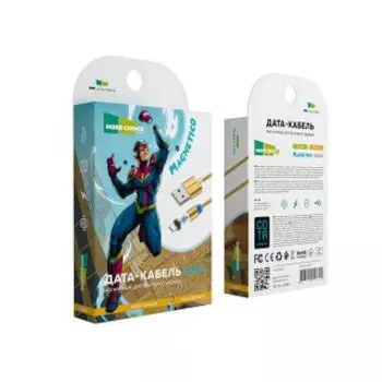 Кабель More choice K61Sm 1м Gold Smart USB 3.0A для micro USB