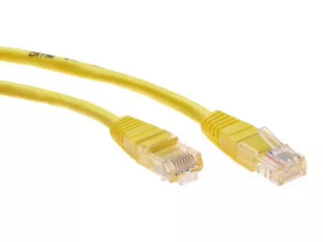 Патч-корд Telecom CAT5E UTP 15M YELLOW (NA102-Y-15M)