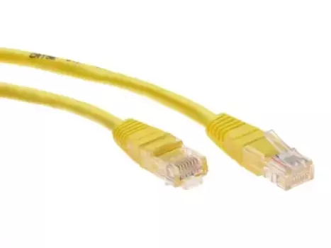 Патч-корд Telecom PATCH CAT5E UTP 5M YELLOW (NA102-Y-5M)
