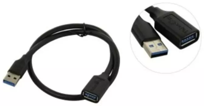 Кабель Telecom USB3 0.5M (TUS708-0.5M)