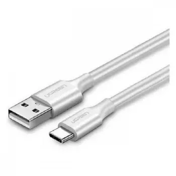 Кабель UGREEN USB-A 2.0 to USB-C Cable Nickel Plating 2m US287 White (60123)