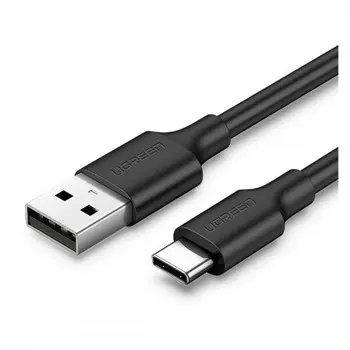 Кабель UGREEN USB-A 2.0 to USB-C Cable Nickel Plating 1m US287 Black (60116)