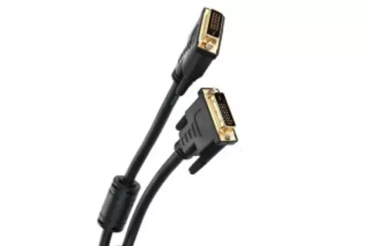 Кабель VCOM 1.8м DVI-DVI Dual Link 25M-25M 2 фильтра (VDV6300-1.8M)
