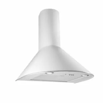 Каминная вытяжка Elikor DE6534WS белый / серебро