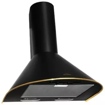 Каминная вытяжка Elikor Эпсилон 50П-430-ПЗЛ черный / золото