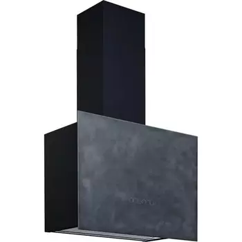 Каминная вытяжка Elikor Метеорит 60П-700-Э4Д черный/состаренное срб