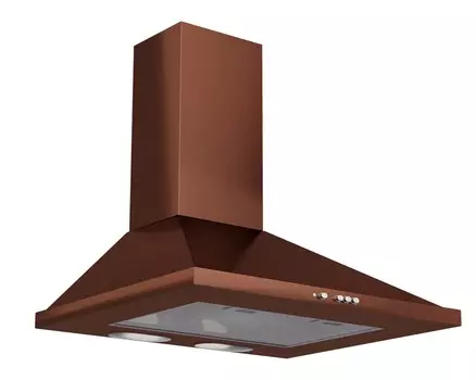 Каминная вытяжка Elikor Оптима 60П-400-К3Л медный антик