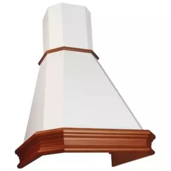 Каминная вытяжка Elikor Пергола 60П-650-П3Л бежевый / бук орех