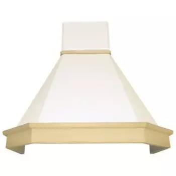 Каминная вытяжка Elikor Пергола 90П-650-П3Д бежевый / дуб неокр.