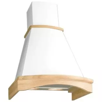 Каминная вытяжка Elikor Ротонда 50П-650-П3Л бежевый / дуб неокрашенный