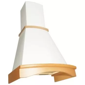 Каминная вытяжка Elikor Ротонда 60П-650-П3Л бежевый / бук