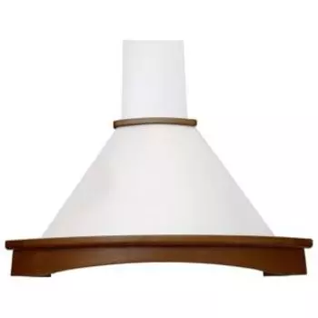 Каминная вытяжка Elikor Ротонда 90П-650-П3Д бежевый / дуб кор