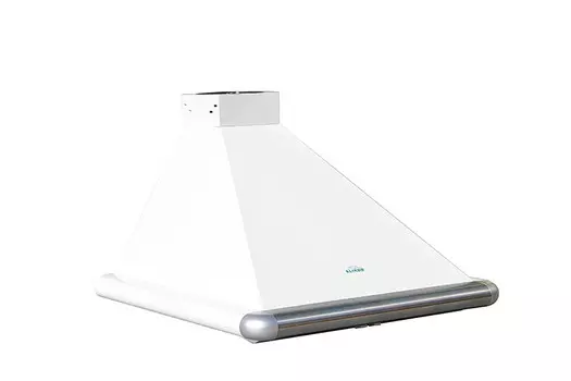 Каминная вытяжка Elikor Сатурн 50 белый / нерж