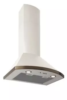 Каминная вытяжка Elikor Сигма 60П-650-К3Д молоко/бронза