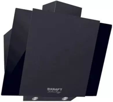 Каминная вытяжка Kraft TCH-H606BLG