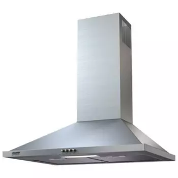 Каминная вытяжка Krona Bella 600 inox push button