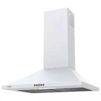 Каминная вытяжка Krona Bella 600 white push-button